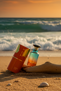 MPF By the Shore Eau de Parfum 100ml - Lifestyle editorial playa atardecer